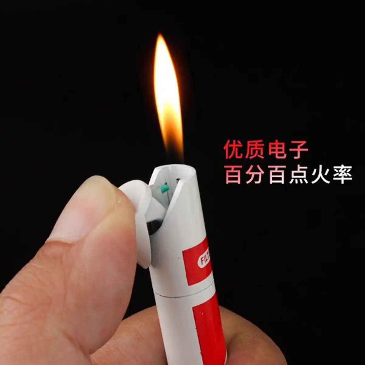 Mini Cigarette Type Fire Lighter(White)